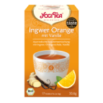 YOGI TEA Ingwer Orange mit Vanille Bio Filterbeut.